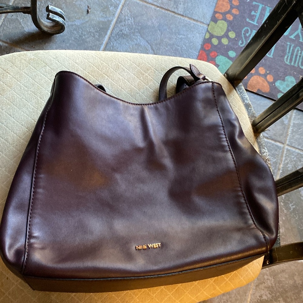 Nine West women black shoulder purse